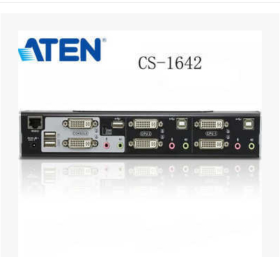 ATEN KVM Switch CS1642A 2-Port USB DVI Dual View 1