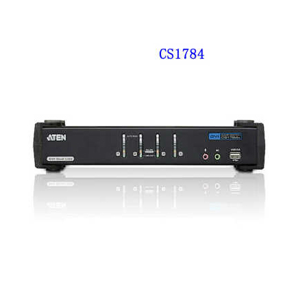 ATEN KVM Switches CS1784A 4-Port USB DVI Dual Link KVMP™ Switch