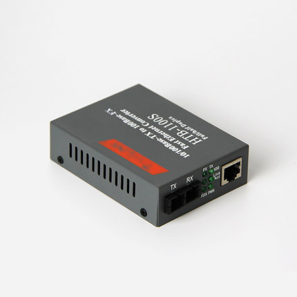 Optical HTB-1100S Media Converter 10/100Mbps RJ45 Single Mode Duplex Fiber SC port Converter 25KM 2