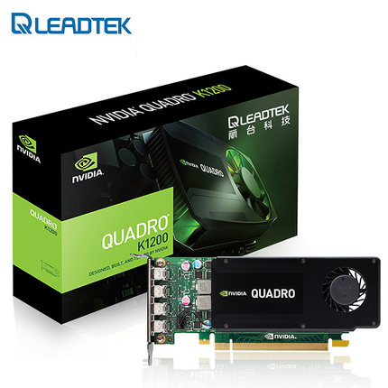 Leadtek Quadro K1200 4G SF professional graphics design graphics card 4 screen output 0