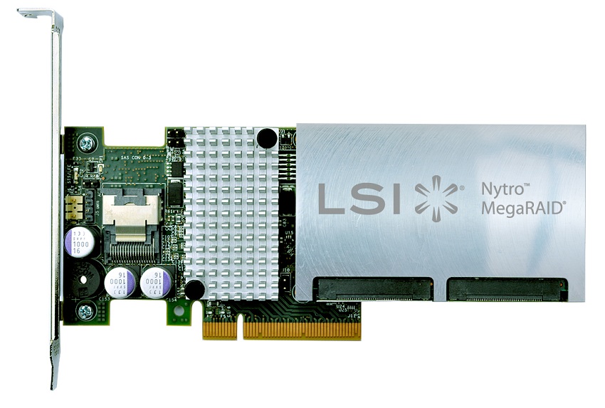 LSI Nytro MegaRAID NMR 8110-4i capacity 200GB 1GB SSD cache array card