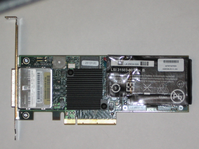 Used IBM ServeRAID MR10M SAS 44E8825 43W4339 43W4341 RAID array card