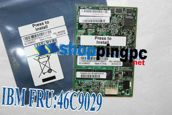 IBM ServeRAID M5100 1GB cache RAID5 R5 card upgrade module key 46c9029