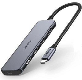 5-in-1 USB C Hub with 60W PD Charging