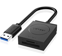 2-in-1 USB 3.0 SD/TF Card Reader