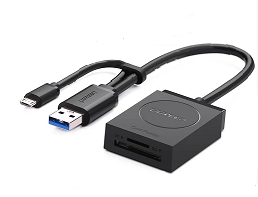 2-in-1 USB Card Reader with OTG