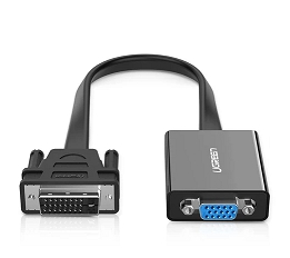 DVI-D 24+1 to VGA Flat Cable