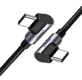 60W Right Angle USB C to C Cable