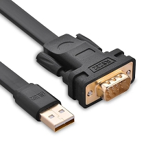 USB 2.0 to RS232 DB9 Serial Flat Cable