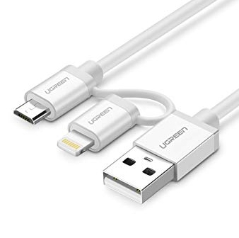 Lightning and Micro USB 2 in 1 Cable