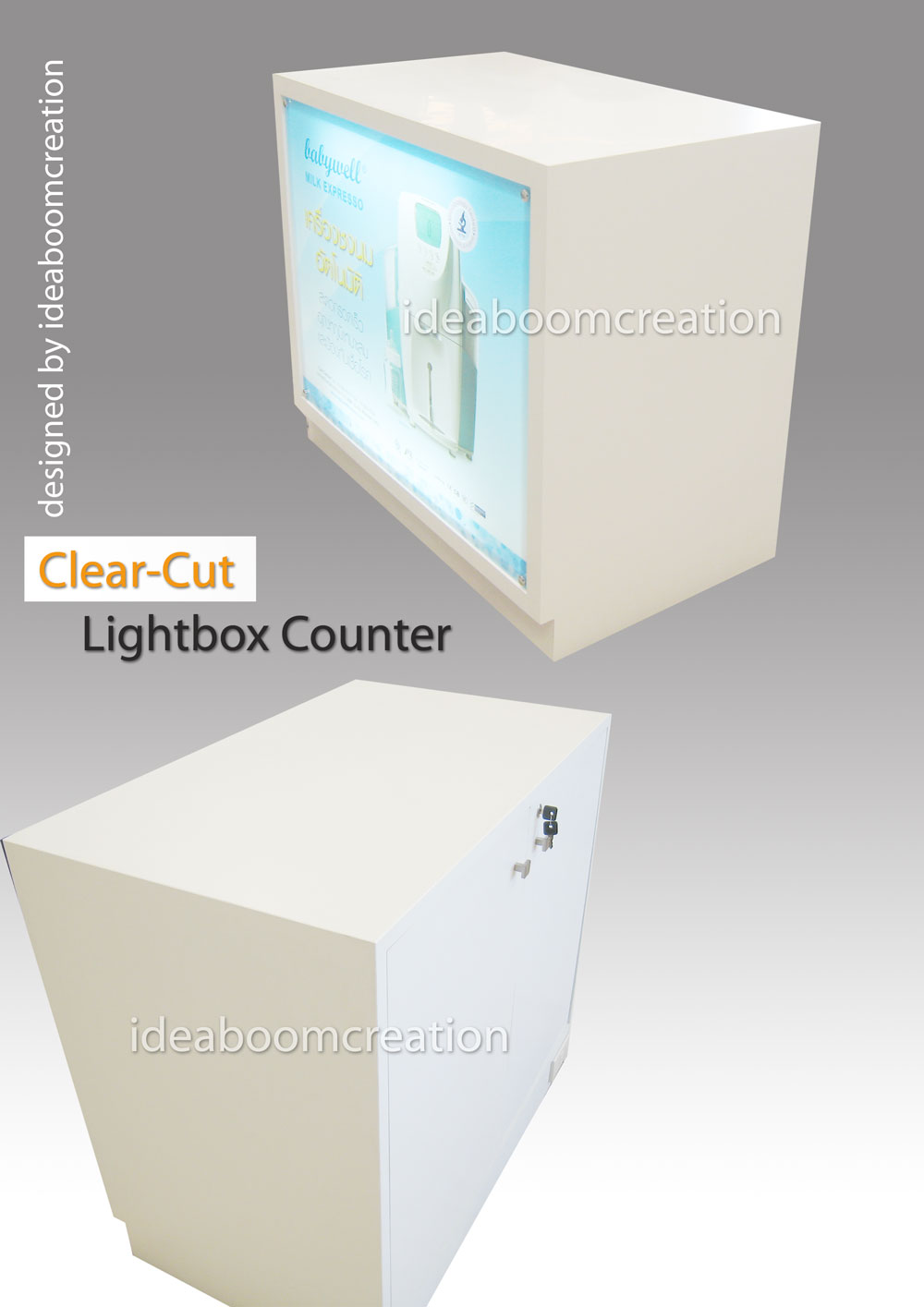 CLEAR-CUT Lightbox Counter