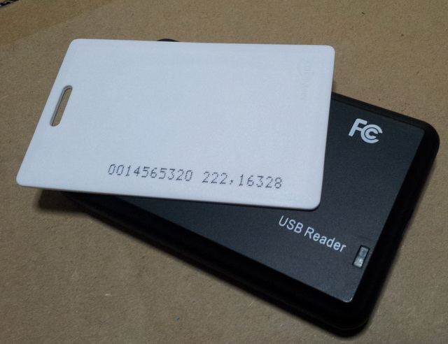 เครื่องอ่าน/เขียน บัตรทาบ บัตร RFID  บัตร proximity read/write  โทร. 0818112040