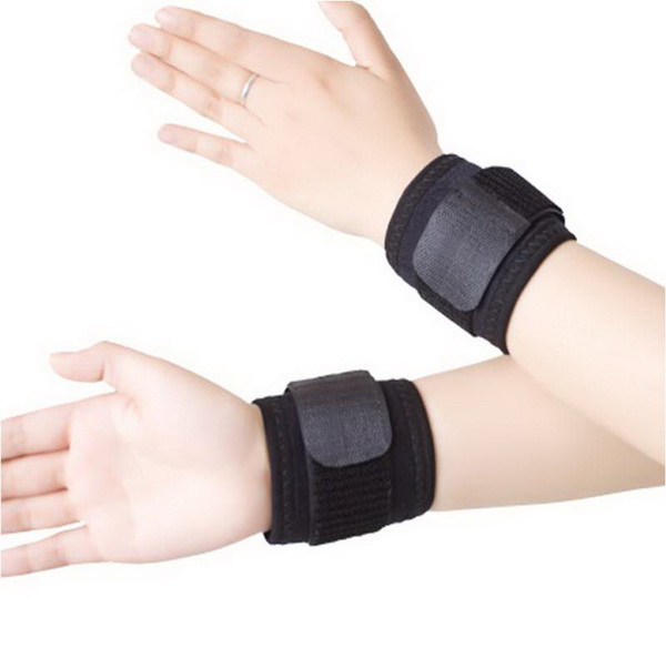 Wrist Support รัดข้อมือ คู่ ป้องกันข้อมือ ผ่อนคลาย ลดปวดเมื่อย (Black)