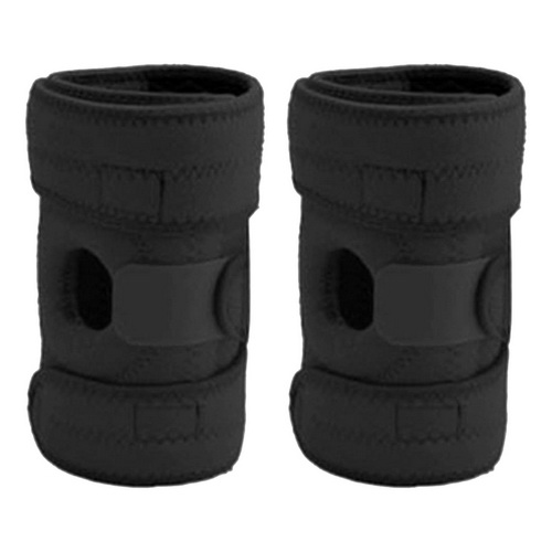 เข็มขัดพยุงเข่า Knee Support ป้องกันเข่า พยุงเข่า หุ้มเข่า วิ่ง ขี่จักรยาน ปลอดภัย สีดำ