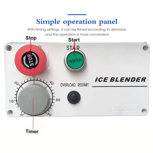 ถังปั่นสมุทตี้ สแตนเลส 2500w ปั่นน้ำแข็ง ปั่นซอส ของเหลว ขนาด 30 ลิตร เครื่องทำสมูทตี้ มืิออาชีพ สวย 3