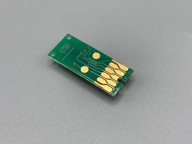 T6711 ชิปกล่องซับหมึก EPSON L1455, WF-3011/WF-3521/WF-7111/WF-7611 Maintenance Box Chip 1