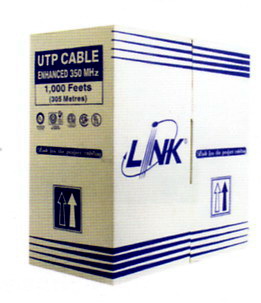 สาย Lan Link Cat5E รุ่น Us-9015 ยกกล่อง(ความยาว 305 เมตร)