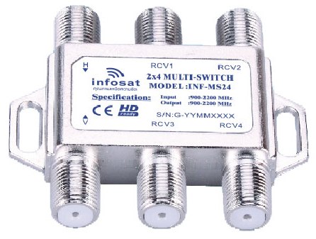 Multi Switch 2x4 Infosat INF-MS24