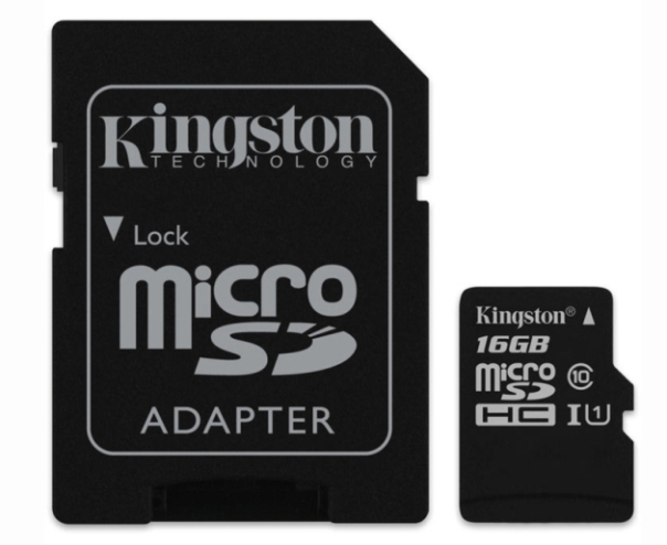 Kingston MicroSD 16GB Class 10 80MB/S พร้อม SD adaptor
