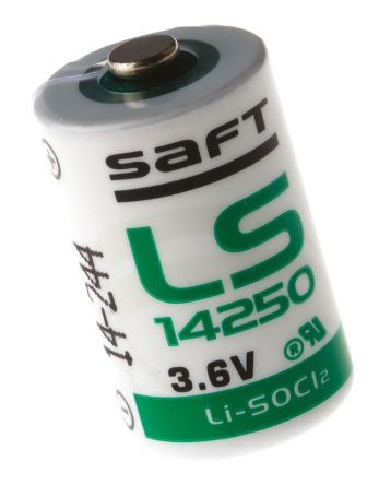 ถ่าน SAFT LS14250 (ER14250) 3.6V 1/2 AA 1200mAh Lithium Battery