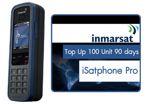 เติมเงินโทรศัพท์ดาวเทียม iSatPhone Pro 100 ยูนิต 90 วัน