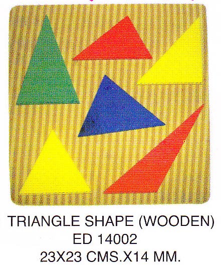 จิ๊กซอว์ สามเหลี่ยมรวมแบบ ลายไม้