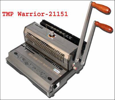 เครื่องเข้าเล่มสันขดลวด 2:1 Warrior-21151