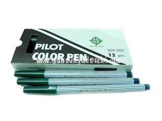 ปากกาเมจิก PILOT SDR-200 สีเขียว(12 แท่ง/1กล่อง)
