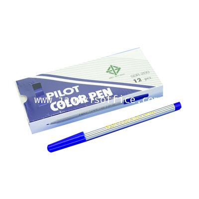 ปากกาเมจิก PILOT SDR-200 สีน้ำเงิน (12 แท่ง/1กล่อง)