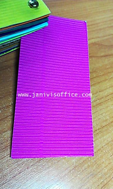 กระดาษลูกฟูกสีลอนE หน้าเดียว สีชมพูเข้ม 20x30นิ้ว (20แผ่น/แพ็ด)