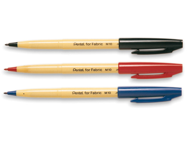 ปากกาเขียนผ้าPENTEL M10 ( pentel for fabric M10)