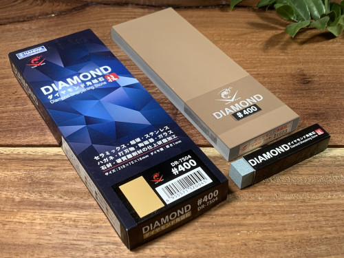 หินลับมีด Naniwa Diamond Sharpening Stone 400 grit (DR-7504)