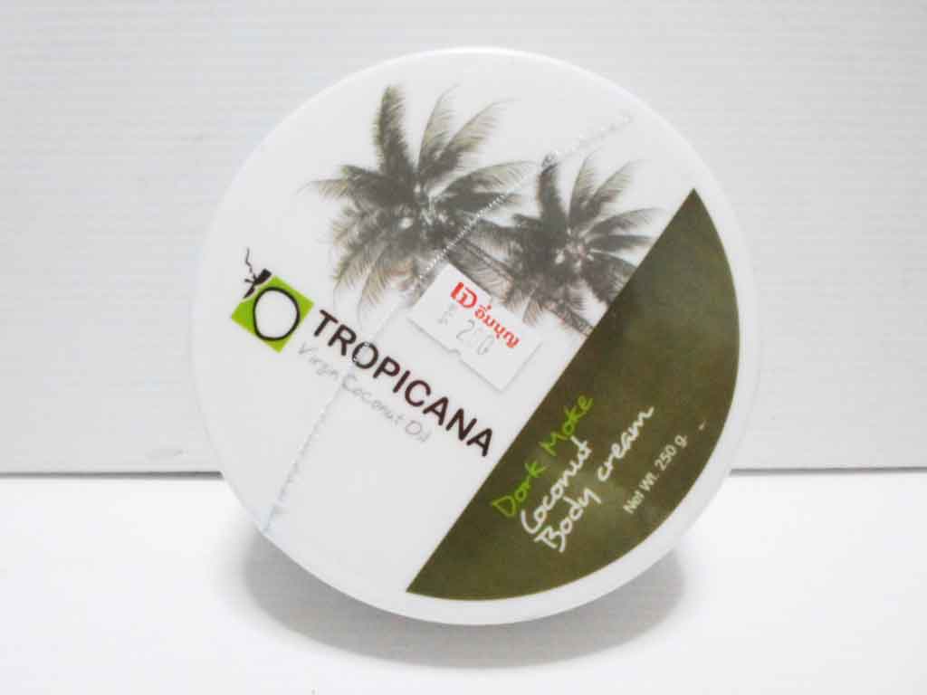 Coconut Body cream  Tropicana กลิ่นโมก 250g