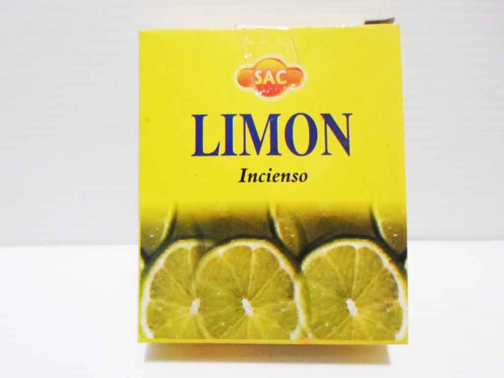 กำยานโคน Lemon SAC 10 cones 50g   Made In  India