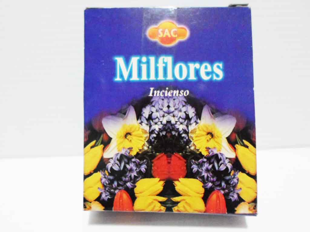 กำยานโคน Milflores SAC 10 cones 50g   Made In  India