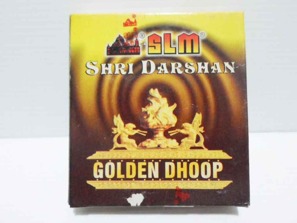 กำยานโคน Shai Darshan Golden Dhoop 50g   Made In  India