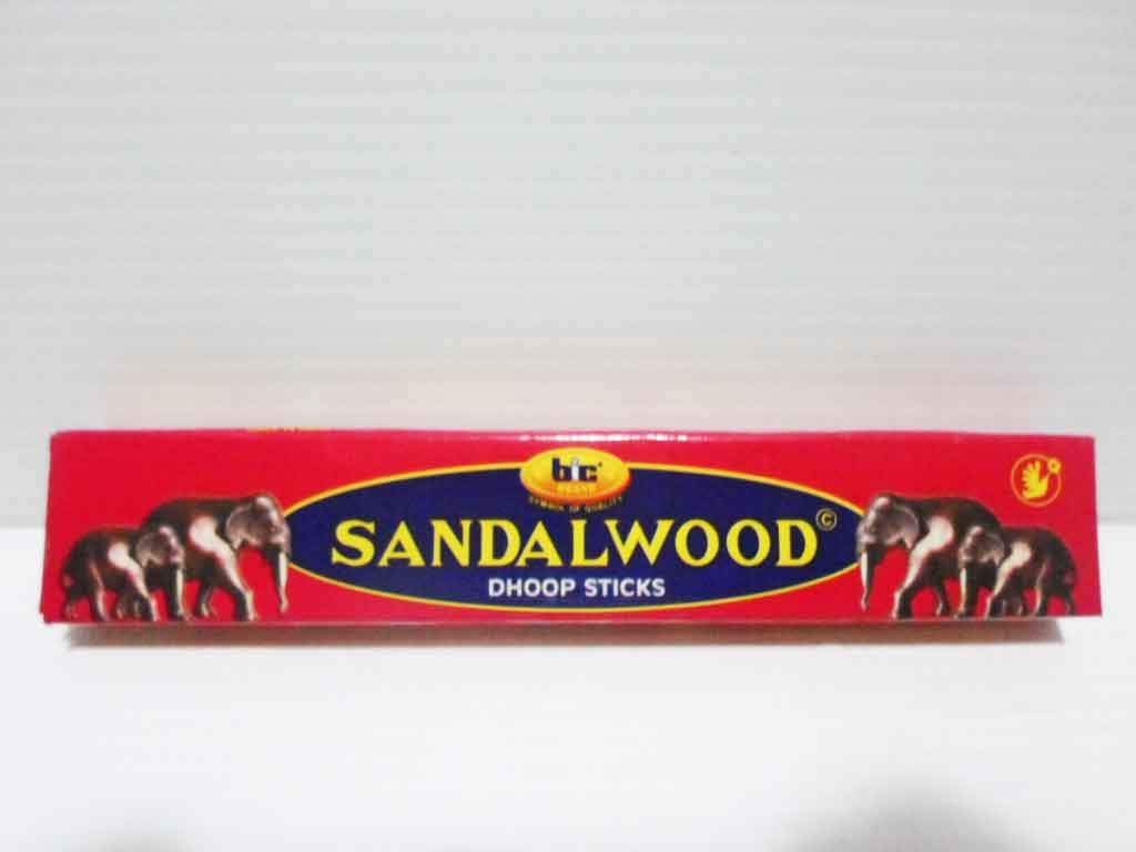 Sandalwood BIC DHOOP Sticks 15g   Made In  India