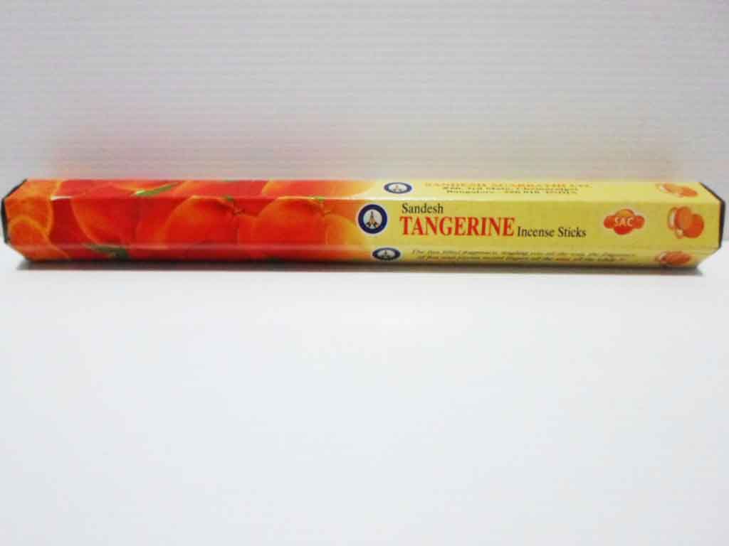 ธูป 6 เหลี่ยม Tangerine  Sac 50g   Made In  India