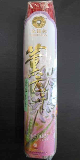 ธูปก้านกลิ่นลาเวนเดอร์ เหรียญทอง(400g)