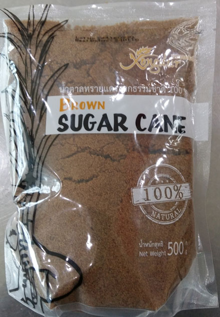 น้ำตาลทรายแดงธรรมชาติ(50g) ซองเดอร์