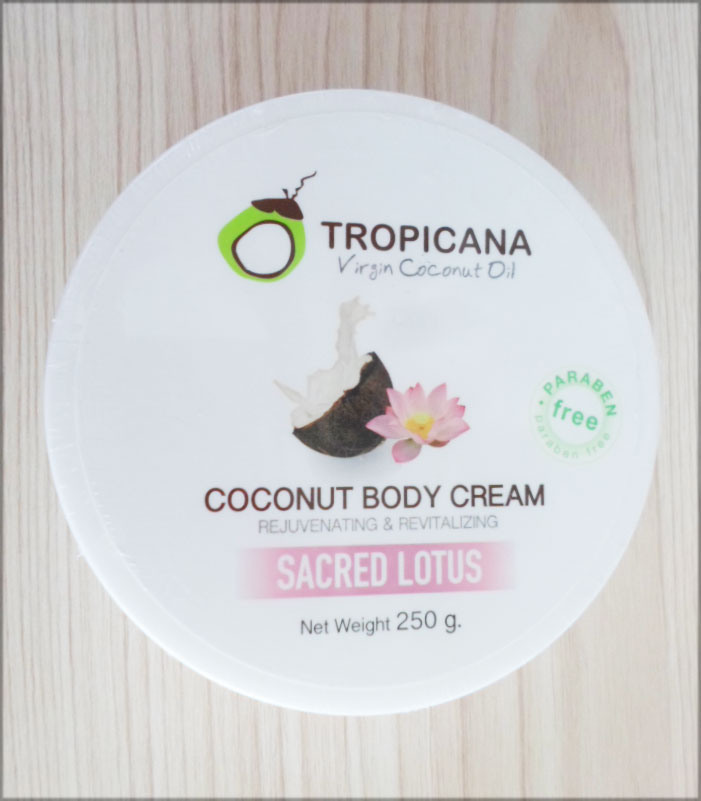 Sacred Lotus Coconut Body Cream Tropicana (250g)