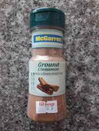 แมกกาเร็ตอบเชยป่น Ground cinnamon(65g)
