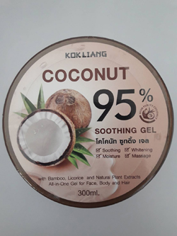 ก๊กเลี้ยง โคโคนัท ซูทติ้งเจล(น้ำตาล) KOKLIANG Coconut Soothing gel.