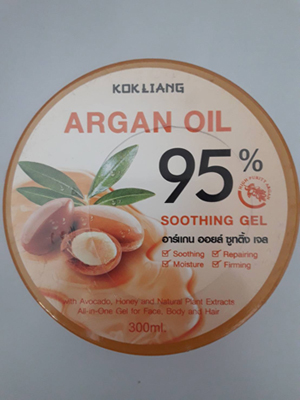 ก๊กเลี้ยง อาร์แกนออยล์ ซูทติ้ง เจล(ส้ม) KOKLIANG Argan Oil Soothing Gel.