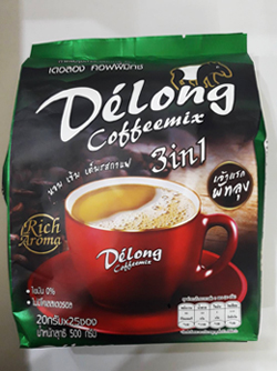 กาแฟปรุงสำเร็จ แพค เอส มาร์ท Delong Coffee mix 3 in 1