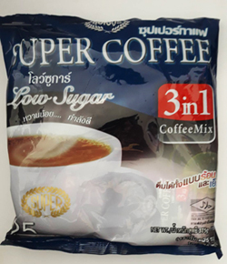 กาแฟ 3 in 1 ซุปเปอร์ Super Coffee (Low Sugar)