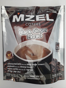เอ็มเซล กาแฟกระชายดำปรุงสำเร็จ Coffee with Black Ginger Extract. MZEL