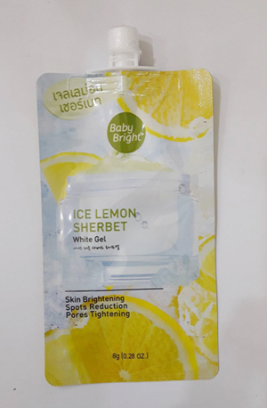 BBไอซ์เลม่อนเวอร์เบทไวท์เจล Ice Lemon Sherbet White Get(8g)
