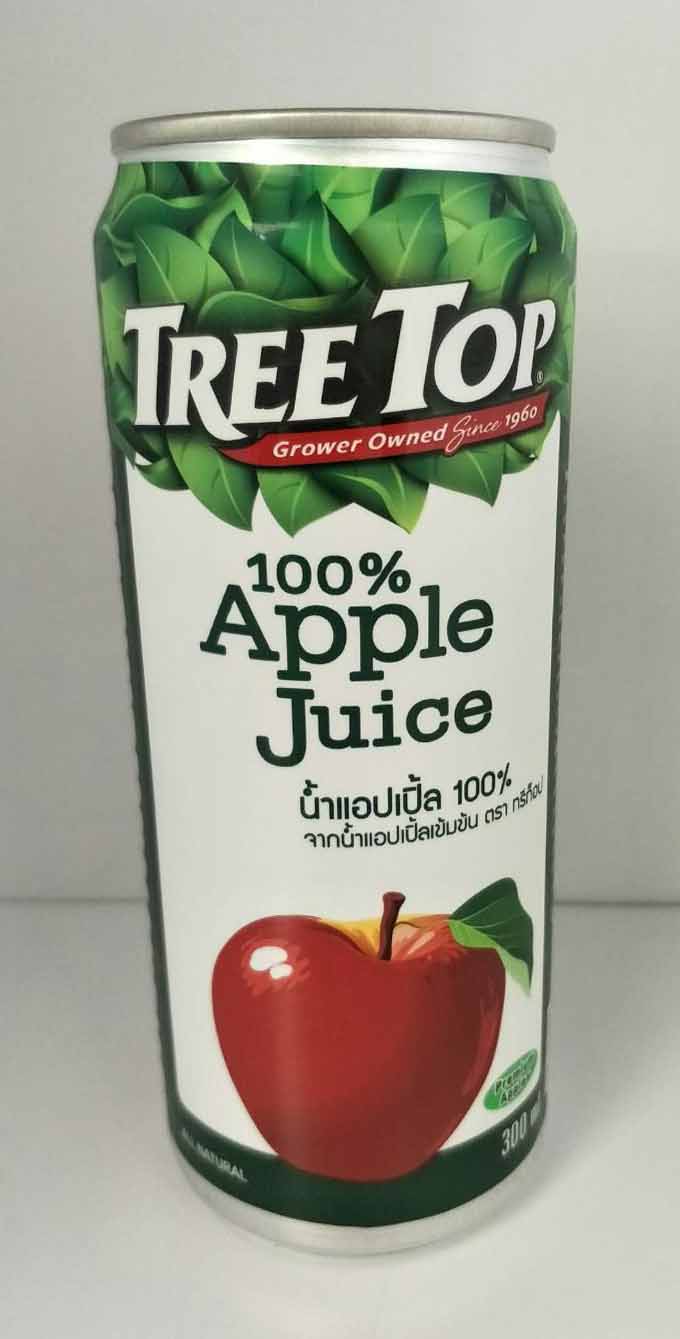 ทรีทอป น้ำแอปเปิ้ล 100(300ml)