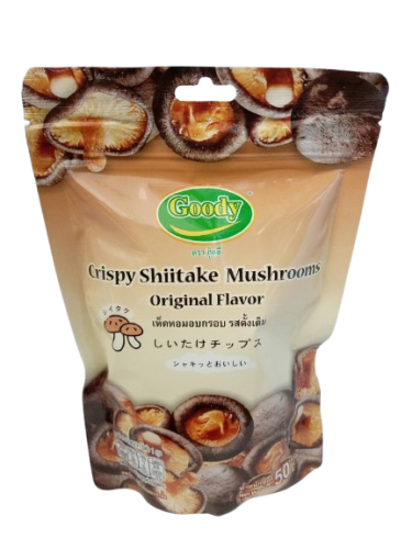 เห็ดหอมอบกรอบ รสดั้งเดิม Goody Crispy Shiitake Mushrooms Original Flavor